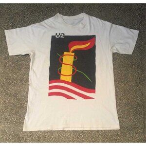 Vintage U2 Tour Band Music Concert T Shirt Classic Rock Tee 92